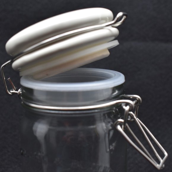 Cartwright & Butler Glass Jar W/Ceramic Lid and Seal Beverley Yorkshire Est 1981 - Picture 7 of 16